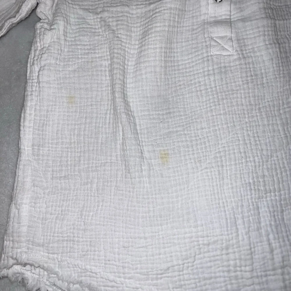 Women’s White Cotton Gauze Blouse Size M - Picture 5 of 6